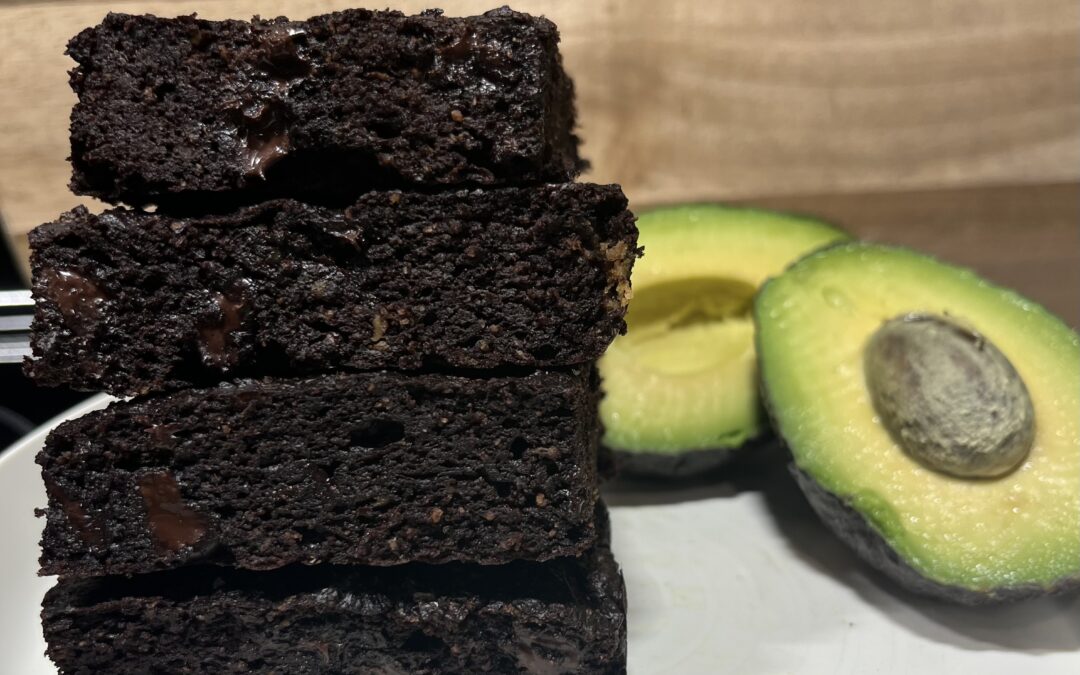 Flourless Avocado Brownies