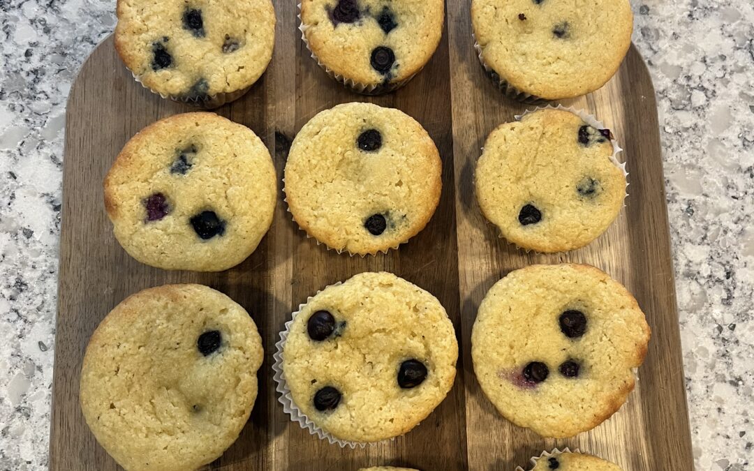 GF Lemon Blueberry Muffins