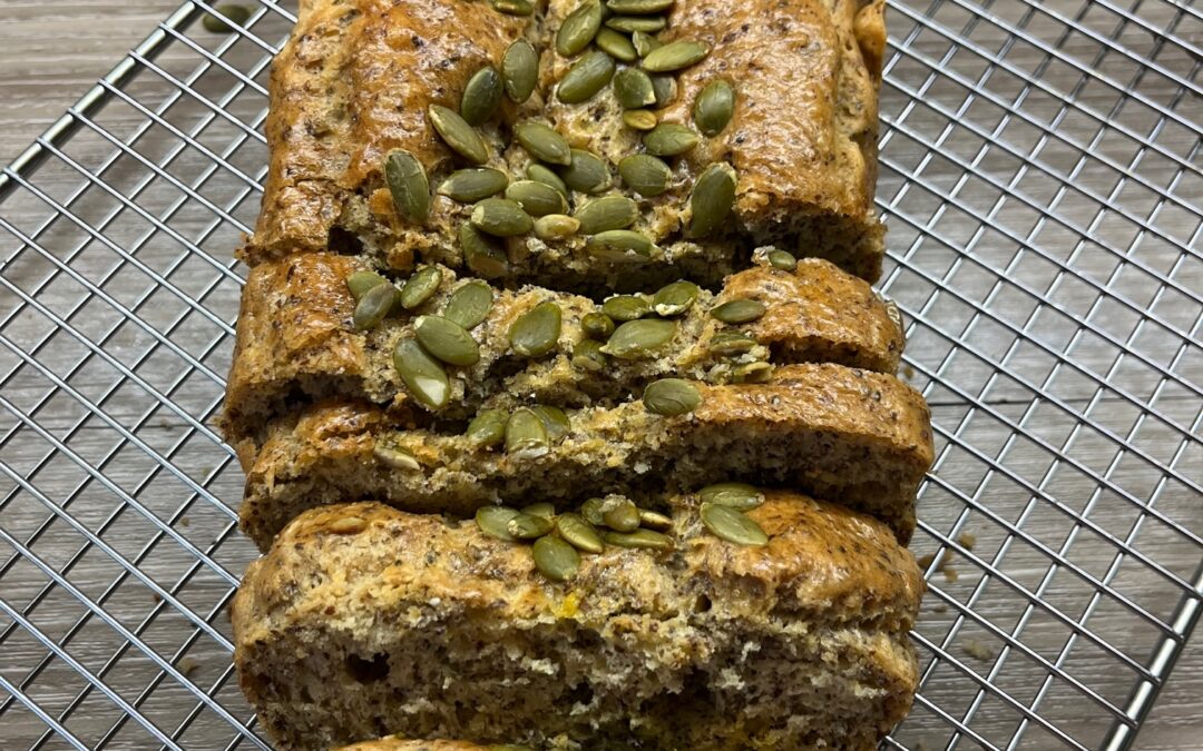 Flourless Tahini Bread