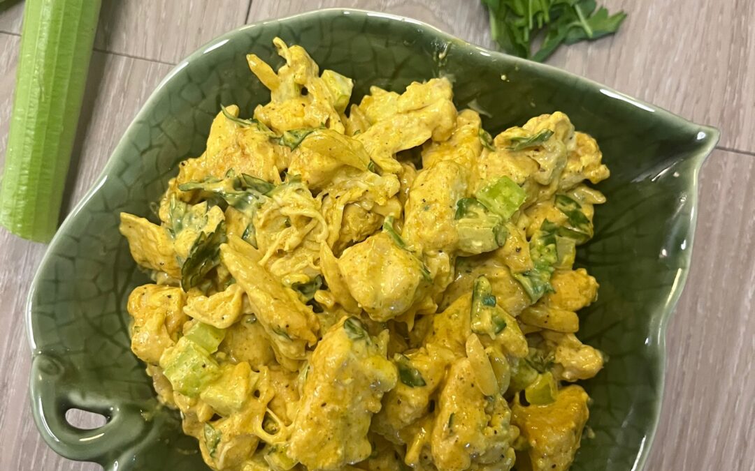 Air Fryer Curried Chicken Salad