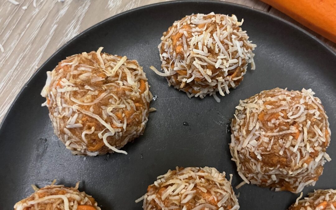 No Bake Carrot Cake Balls