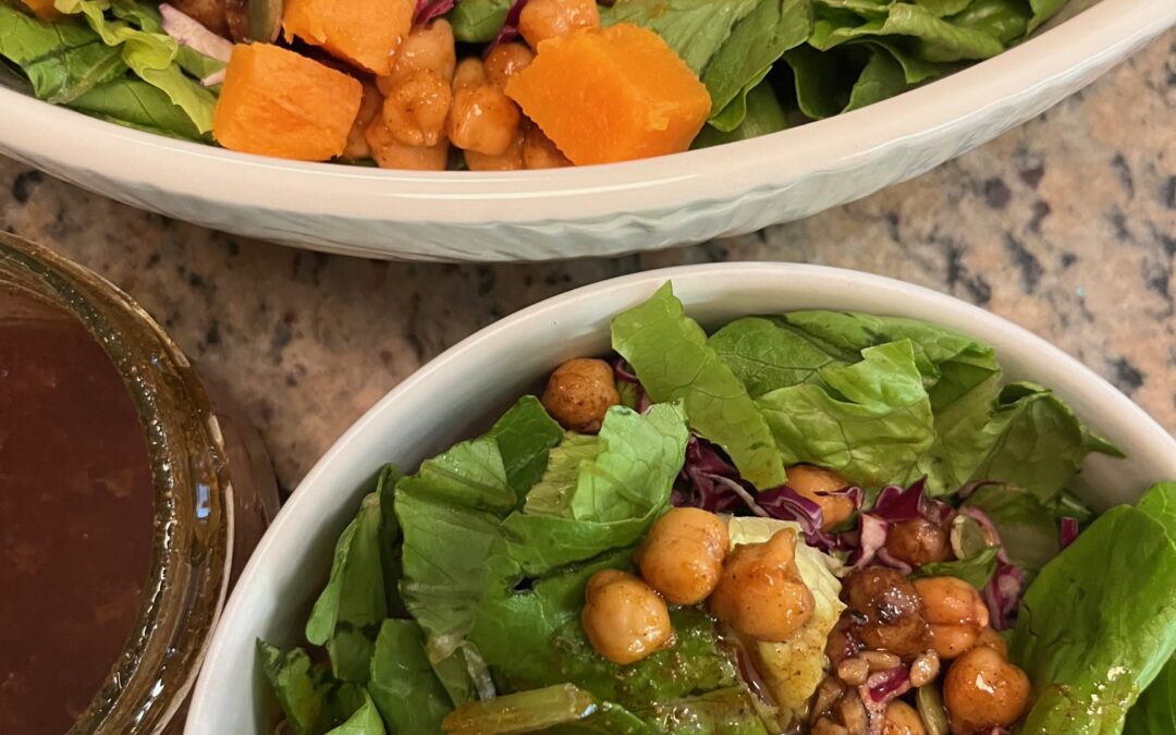 BBQ Chickpeas Salad