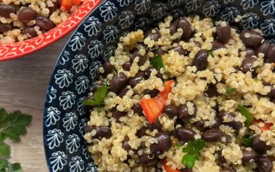 Quinoa Salad with Black Beans & Lime