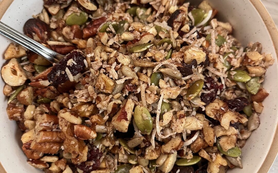 Cranberry Granola- no grains no added sugars