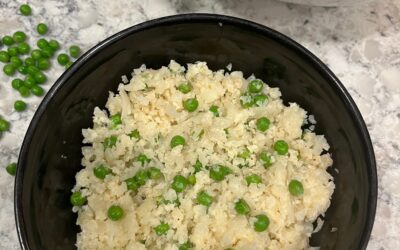 Cauliflower Rice Risotto with dairy free option