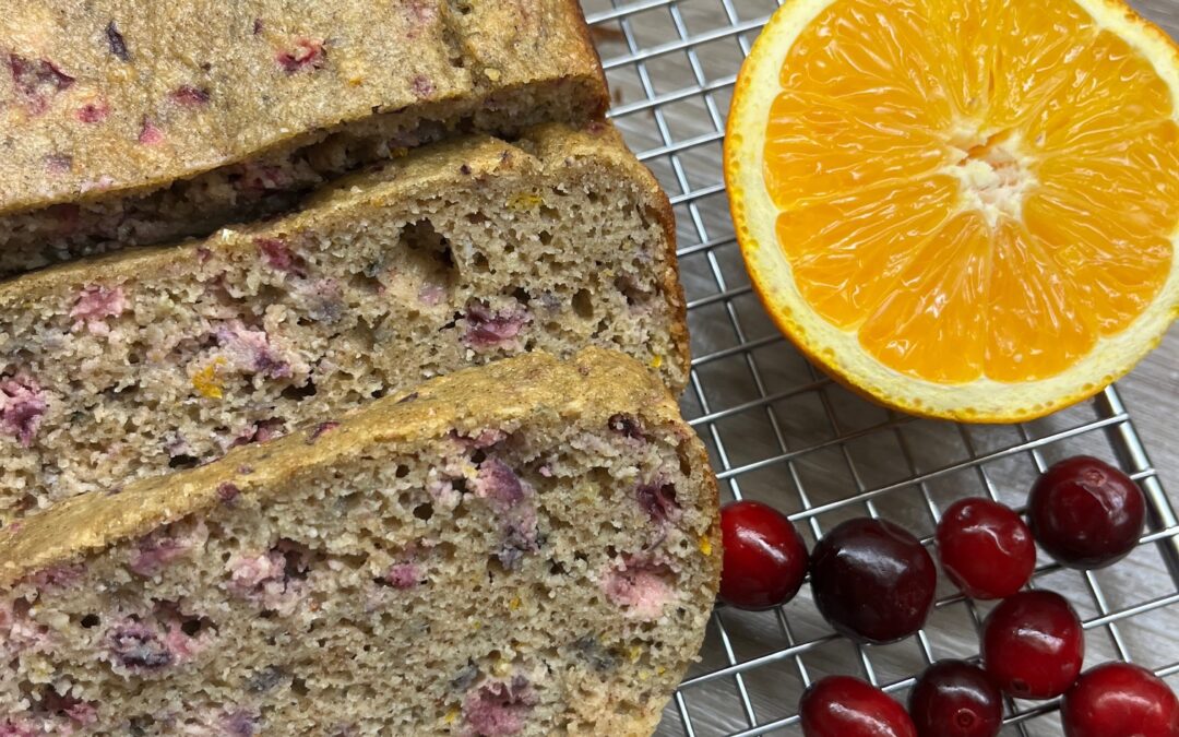 Flourless Cranberry Orange Loaf