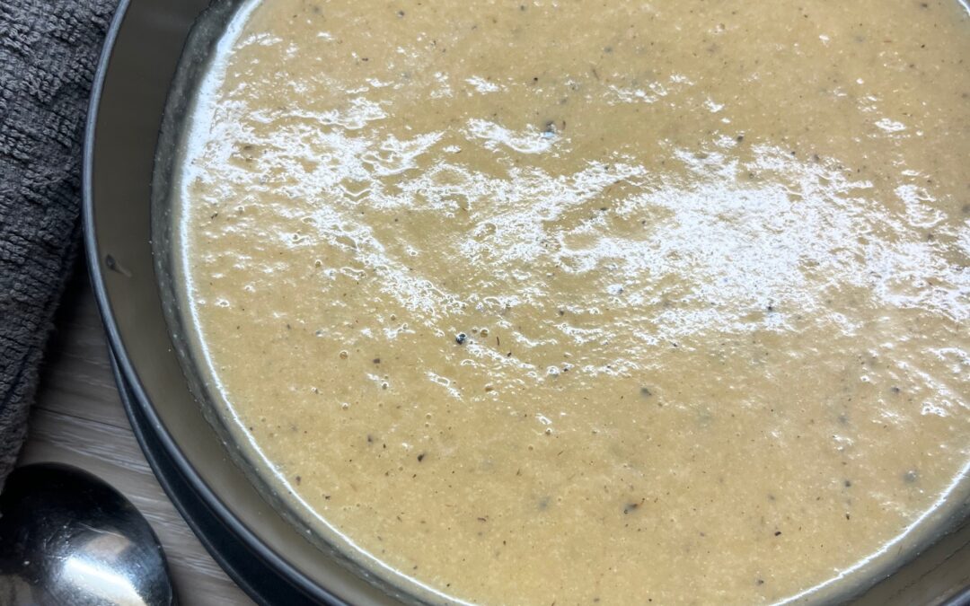 Leek & Cauliflower Soup dairy free