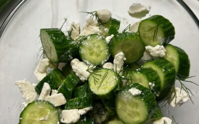 Cucumber Feta and Dill Salad