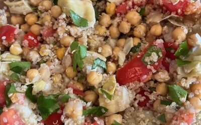 Lemony Quinoa and Artichoke Salad