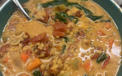 Sundried Tomato Lentil Soup