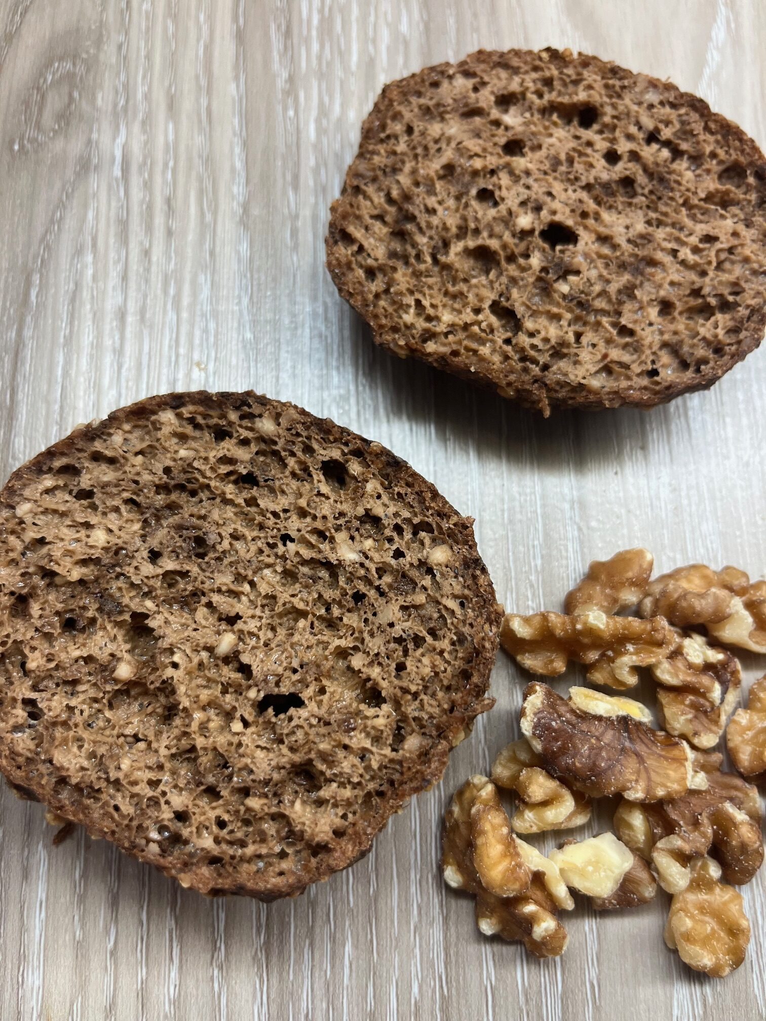 gluten free walnut flour buns
