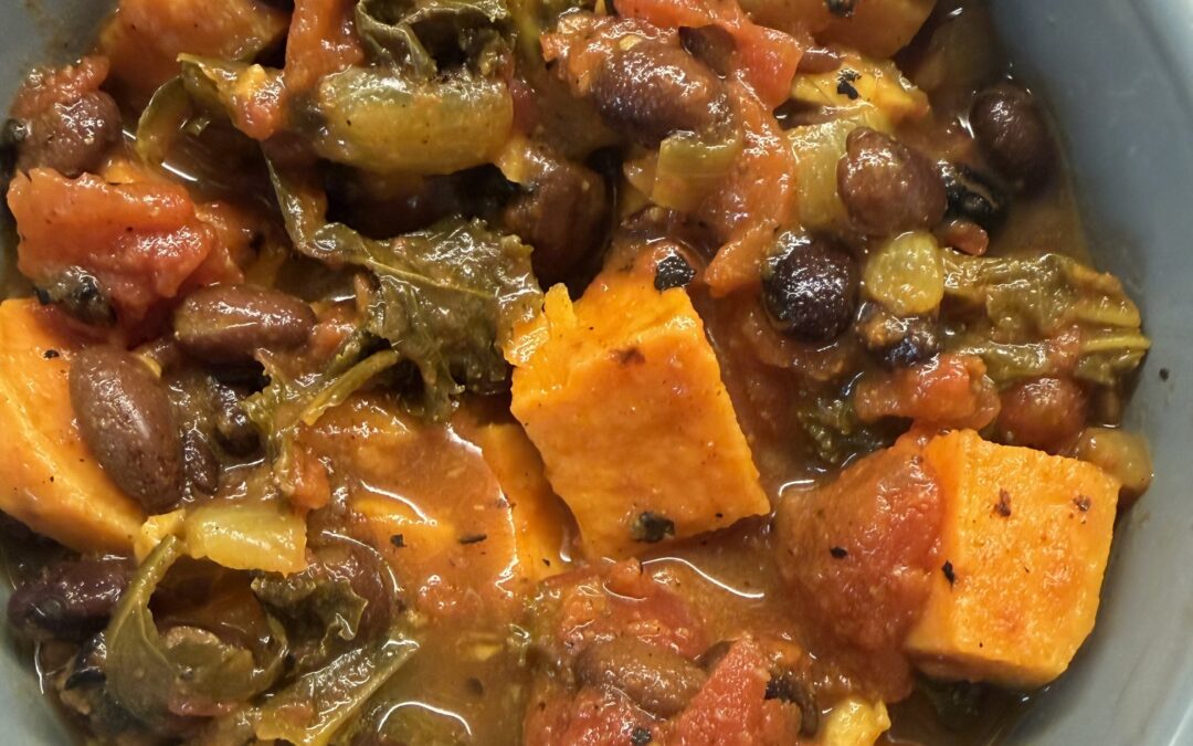 Sweet Potato Black Bean & Kale Stew